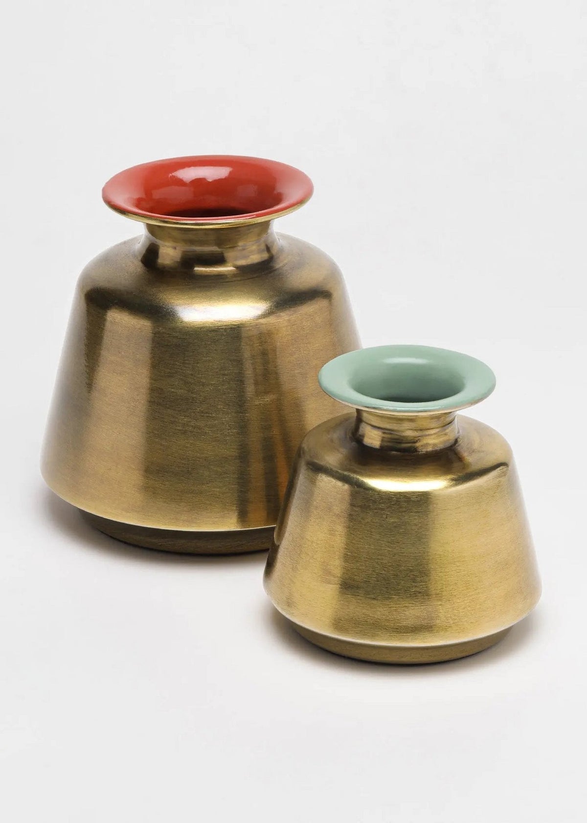 Emaille potten - set van 2