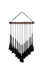 J-Line hanger Pompon - katoen - zwart