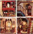 Cutebee, DIY Booknook, Library of Wisdom, DC03B, 18x11x23cm