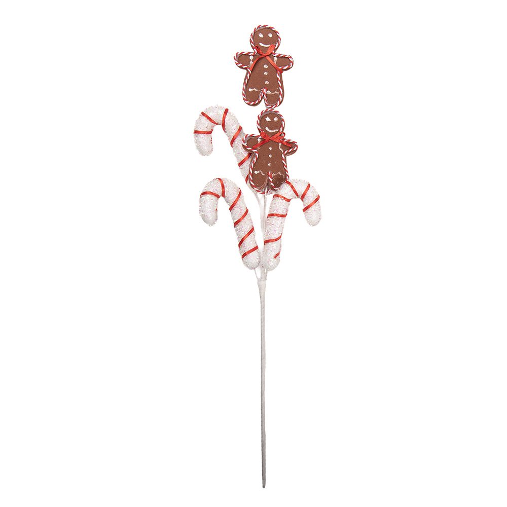 Kerstdecoratie Zuurstok 15x6x60 cm Kunststof