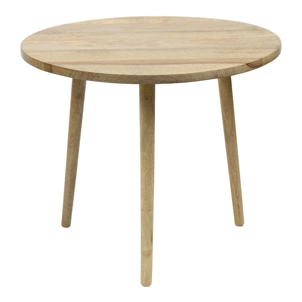 Tafel mango hout dia 60cm