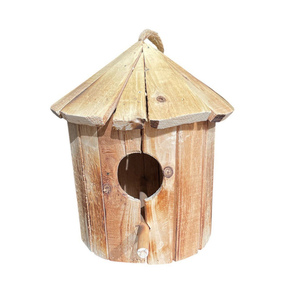 Vogelhuisje drijfhout h27 d20cm