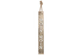 Oud houten bord Moin Moin 78x10x1.5cm naturel