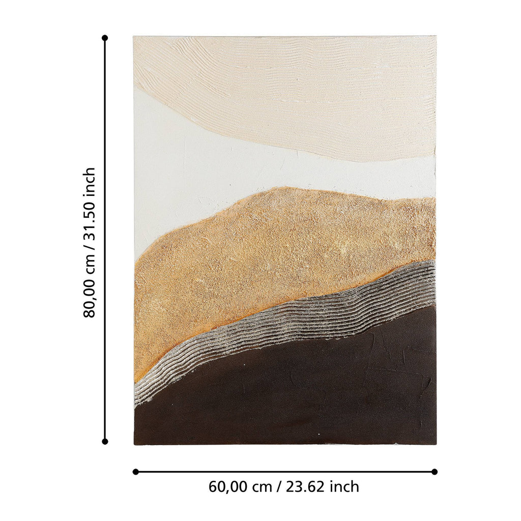 Schilderij Jerantut Beige 60x80cm