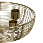 Kandelaar Hagony Goud 21x6 cm