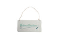 Houten hanger Heimathafen 3st 22x11x0.5cm wit