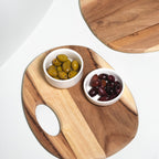 Serveerplank 31x24xH1,5cm Ruw