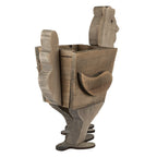 Bloempot Kip 35x18x40 cm Bruin Hout Bloempot Binnen