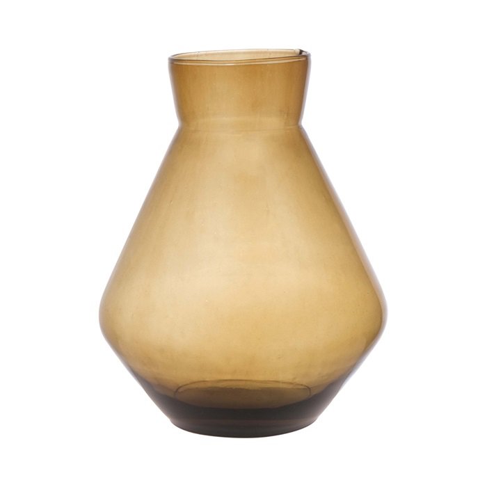 Alexandra Recycled Vaas amber h30 d25
