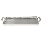 Dienblad silver look 40x27cm