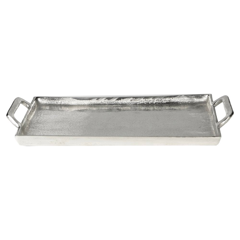 Dienblad silver look 40x27cm