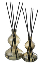 J-Line geurolie olive & frank Incense - glas - groen - large