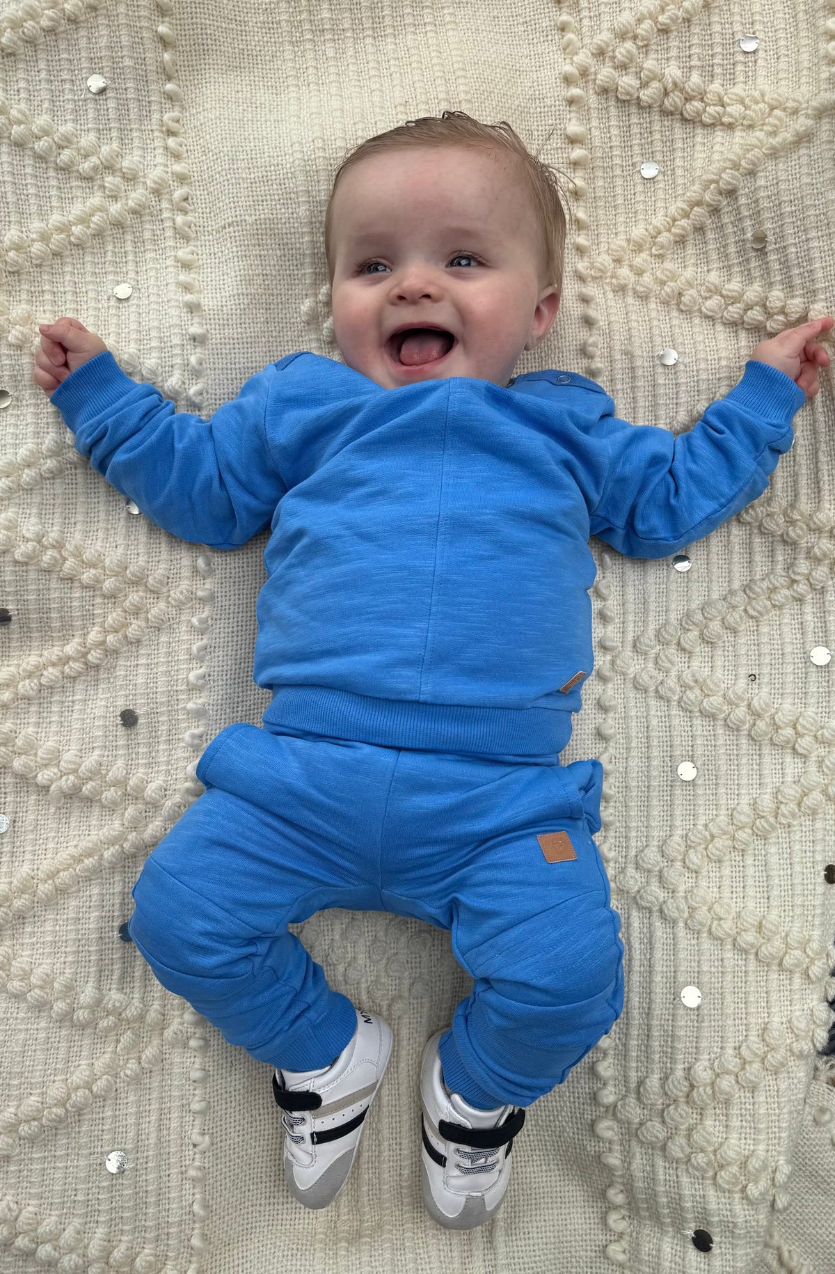 Little Chiq Baby Sweater Blauw