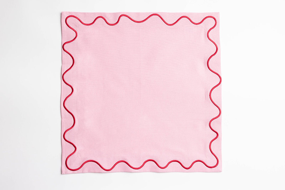 Maude Napkins with wave trim (Set of 2)