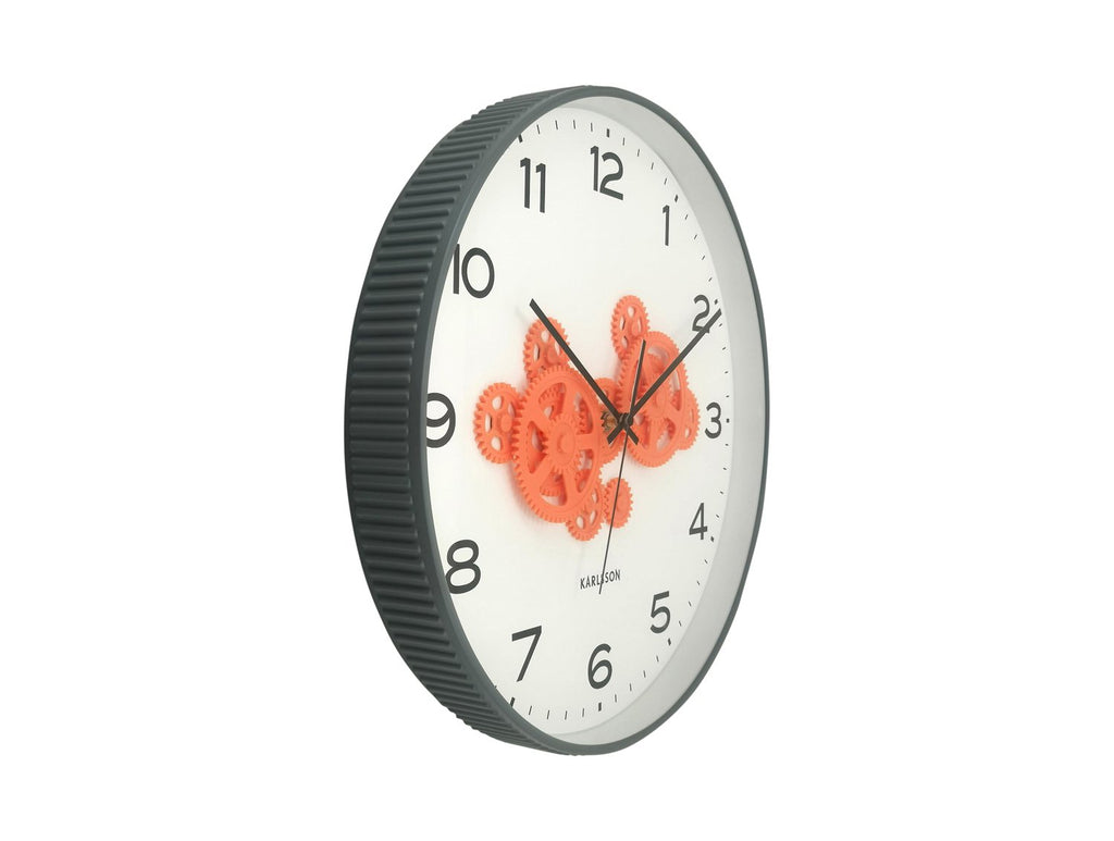 Wandklok Open tandwiel