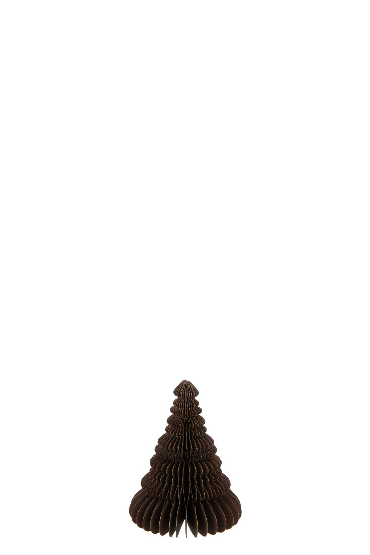 J-Line kersthanger Kerstboom - papier - bruin - small