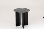 J-Line bijzettafel Mathilde Marmer - steen - zwart