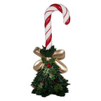 Kerstdecoratie Beeld Zuurstok 44x36x91 cm Rood Kunststof