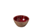 J-Line Kom - mangohout - donkerrood/naturel - small