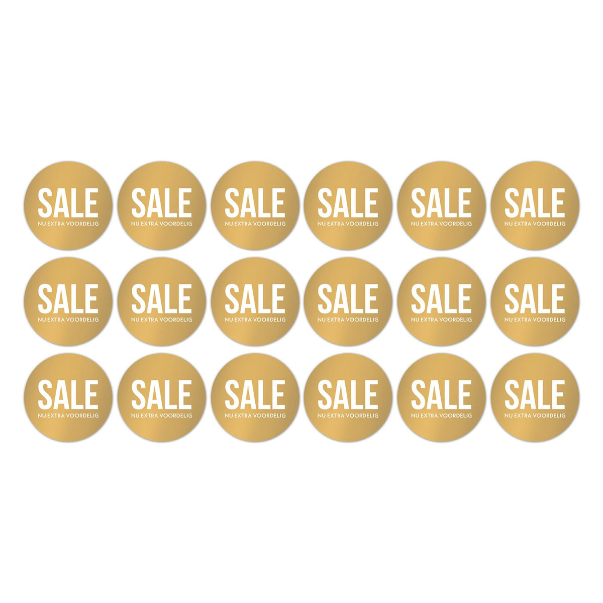 Kortingsstickers op rol - 500 stuks