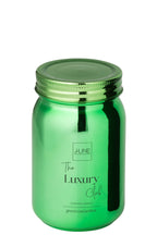 J-Line geurkaars Voorraadpot - Green Cucumber - glas - groen - 69U