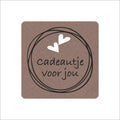 Cadeautje voor jou - wensetiket