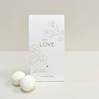 Bath bombs 'With love'