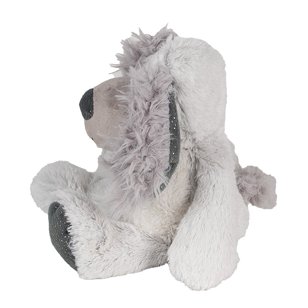 Knuffel Hond 32 cm Grijs Pluche