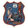 Tekstbord 30x35 cm Blauw IJzer Wandbord