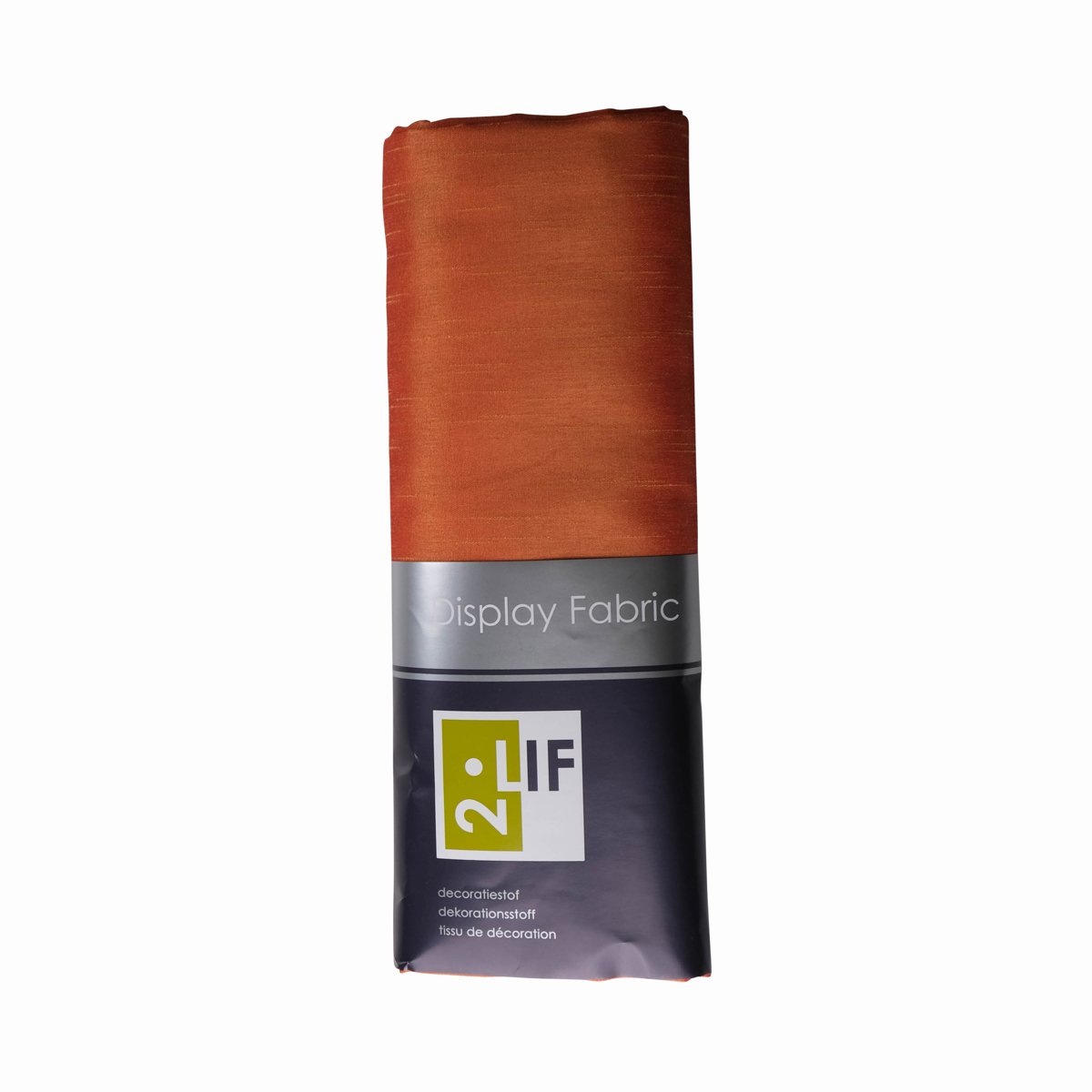 Deco Zijde oranje 150 cm x 2,5 mtr