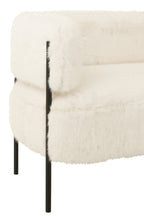 J-Line zetel 2-Zits Bont - hout - wit