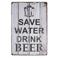 Spaarwater drink bier Retro Wandbord 30x20