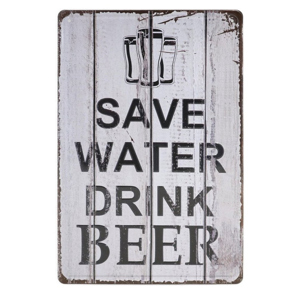 Spaarwater drink bier Retro Wandbord 30x20