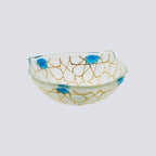 Gold Bowl Soup 16x6 Gold & Blue