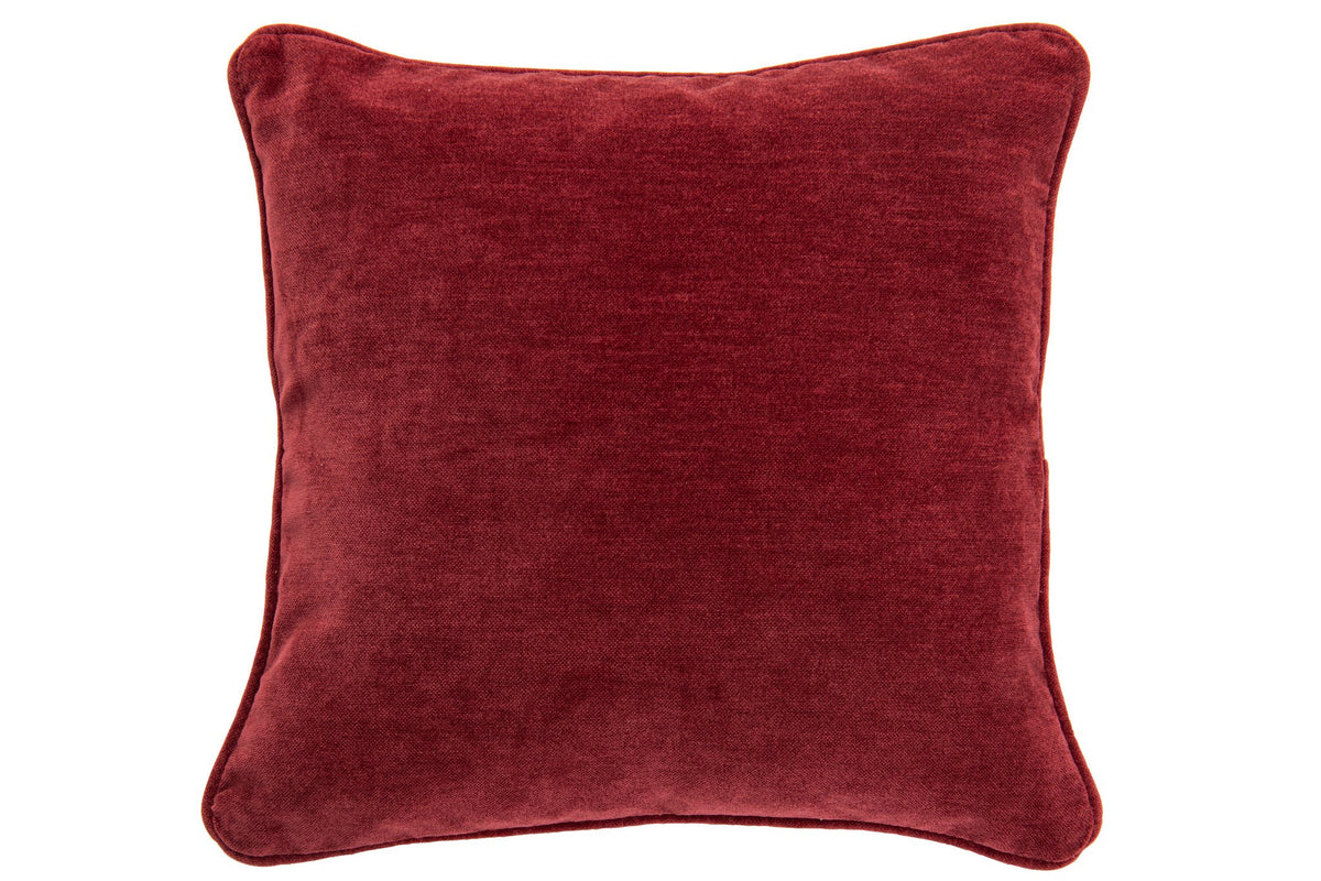 J-Line Kussen - polyester - bordeaux