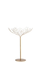 J-Line decoratie Boom - metaal - goud - medium