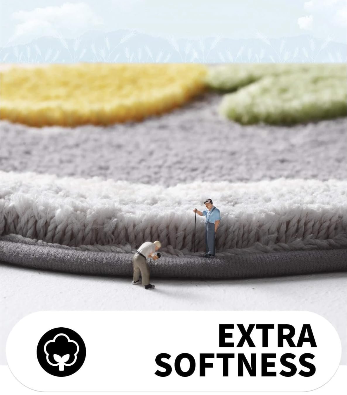Tulpen Superzachte antislip microvezelmat 2000 gsm 40x60 cm, verpakking van 1 | Superabsorberende badvloerdeurmat