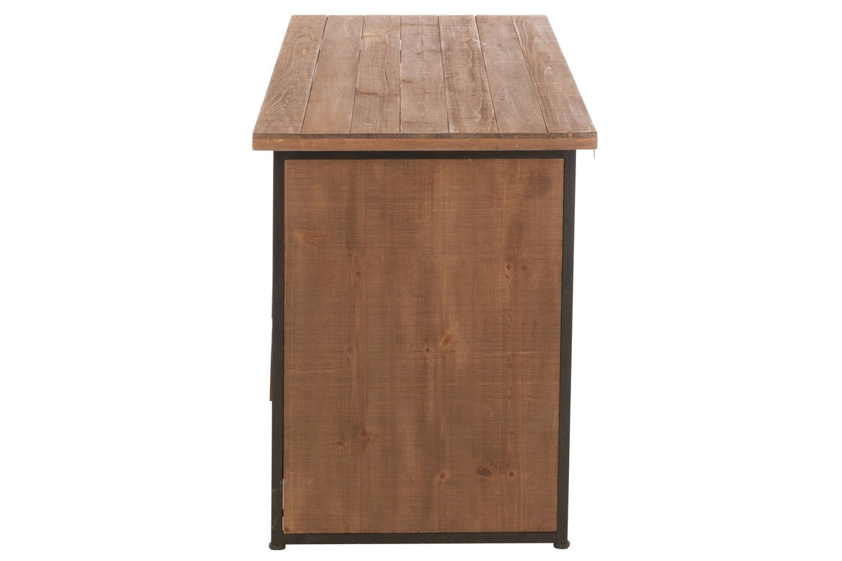 J-Line bureau Moa - hout - naturel