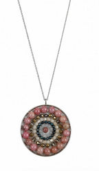 Mandala ketting Rhodochrosiet