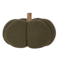 Decoratie Pompoen Ø 20x14 cm Groen Polyester