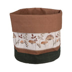 Broodmand Ø 15x16 cm Beige Katoen Paddenstoelen