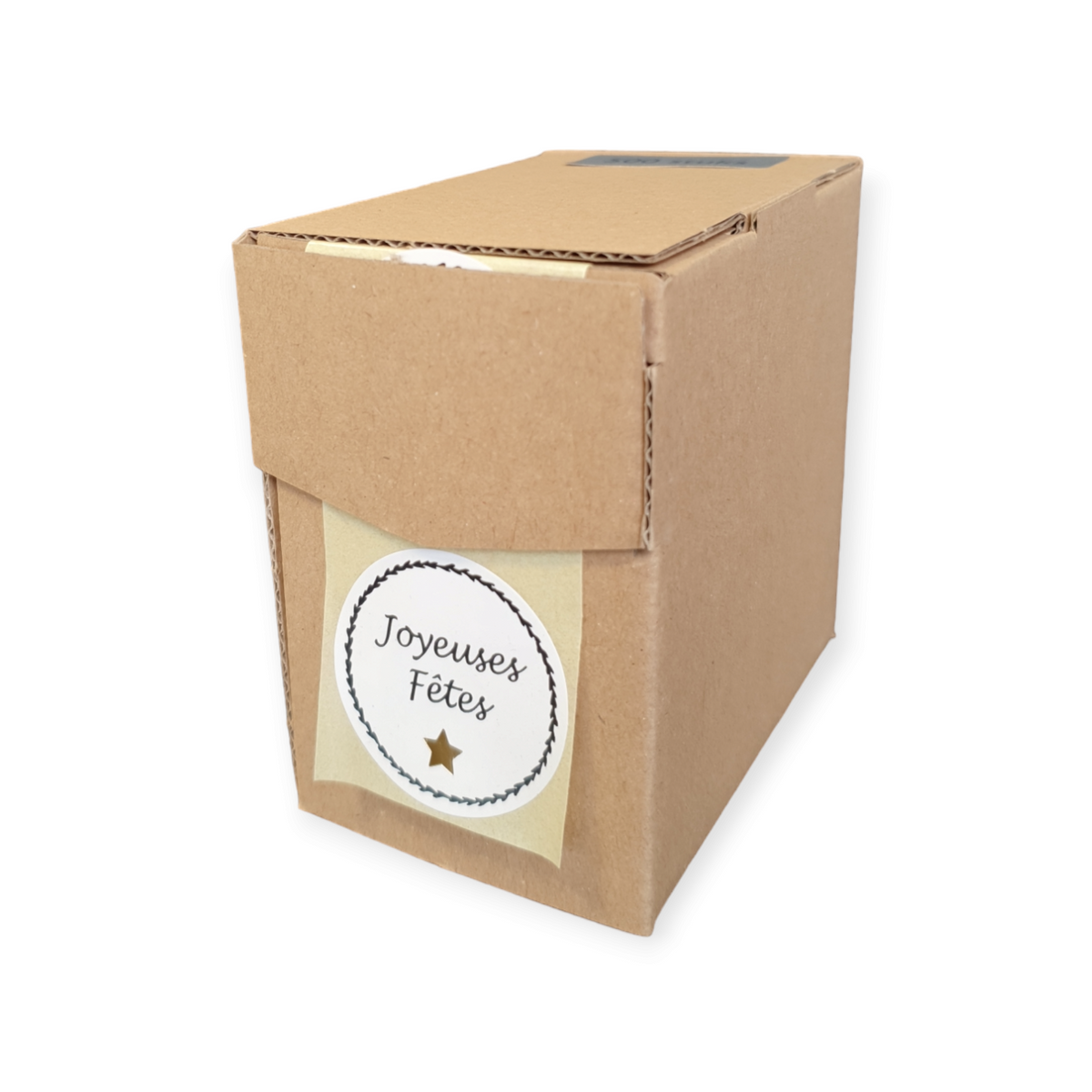 Joyeuses fêtes - wensetiket - rol van 500 stuks