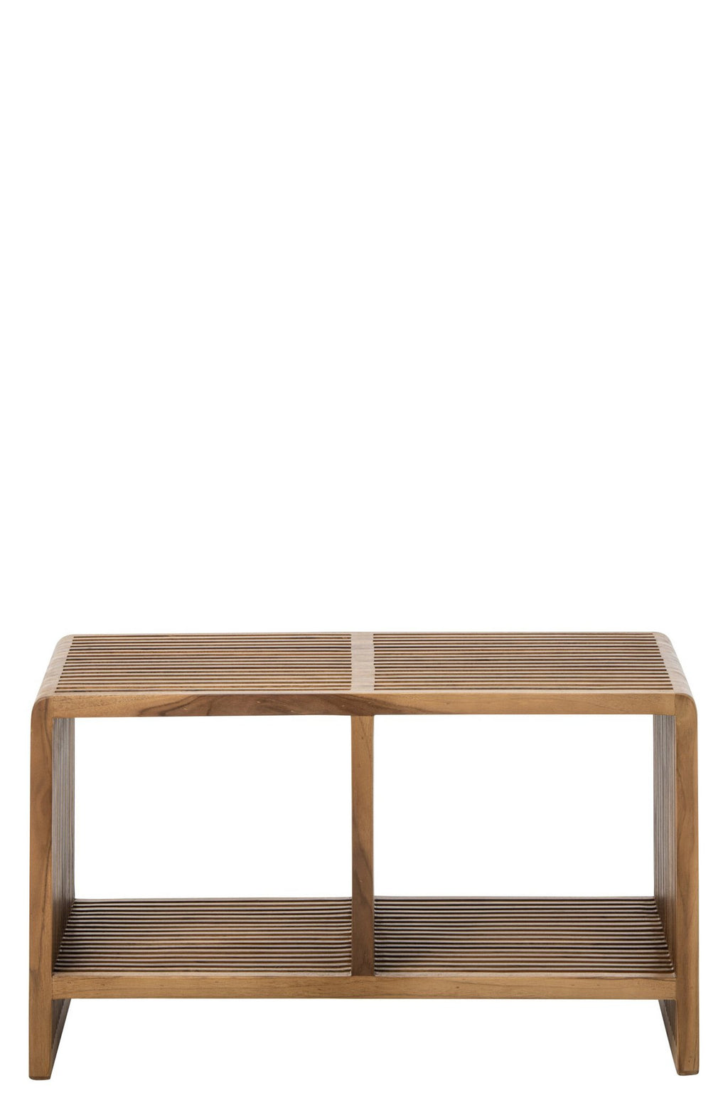 J-Line Bank met latten - gerecycled hout - naturel