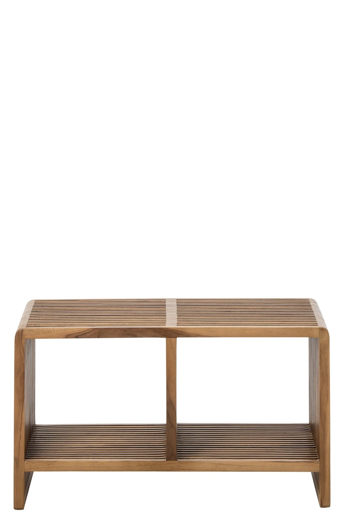 J-Line Bank met latten - gerecycled hout - naturel