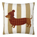 Sierkussen 45x45 cm Bruin Polyester Teckels