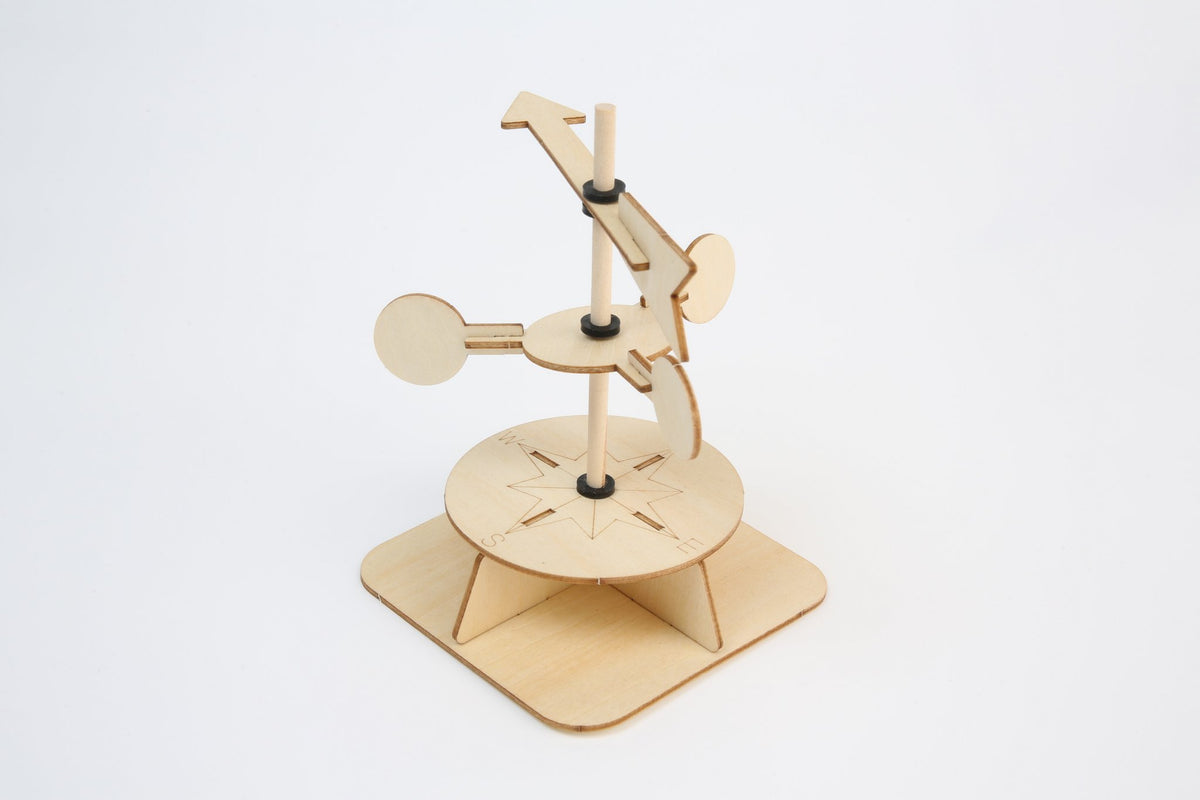 Bouwpakket Windwijzer/Windkrachtmeter- Science Kit
