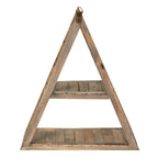 Wandrek 31x11x36 cm Bruin Hout Wandplank