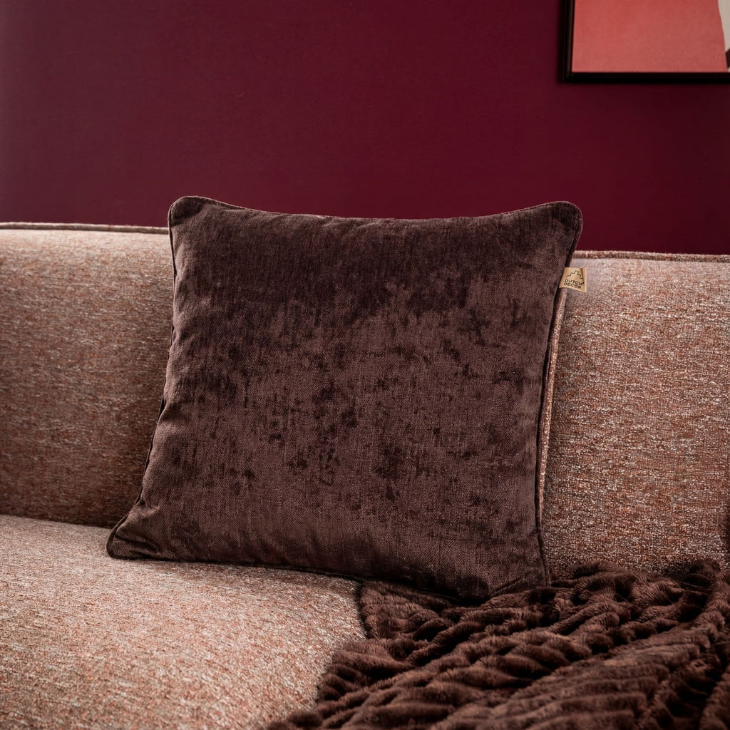 Dutch Decor Lewy - Kussen 45x45 cm - Chocolade Martini - Bruin