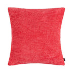 Coco Chenille kussen rood 45x45cm