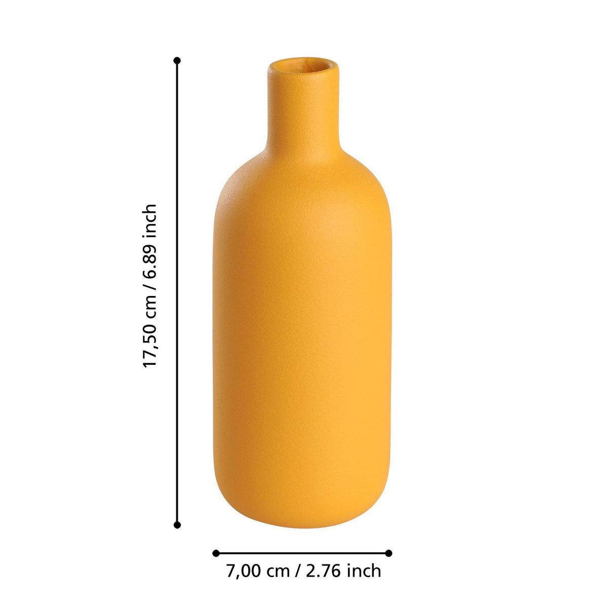 Vaas Anjabe Geel 7x17,5cm